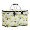 basketOutdoor Folding Picnic Bag Fruit Basket Thermal Storage Basket