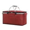 basketOutdoor Folding Picnic Bag Fruit Basket Thermal Storage Basket