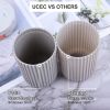 Travel Toothbrush Case and Carrier;  2-4 Pack Portable Business Trips Wash Cup Holder Organizer for Trips and Daily Use (Green+Pink)